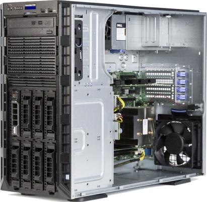 Server Refurbished Dell PowerEdge T330 Tower, 1 x Intel Quad Core Xeon E3-1220 V6 3.00 - 3.50GHz, 8GB DDR4 ECC Unbuffered, 2 x HDD 2TB SATA, CD-ROM, RAID PERC H330 SATA/SAS, RAID 0,1,5,10,50, iDrac8 Basic, 2 X PSU 495W NewTechnology Media