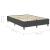 Cadru pat continental, gri, 180x200 cm, material textil GartenMobel Dekor