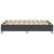 Cadru pat continental, gri, 180x200 cm, material textil GartenMobel Dekor