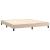 Pat box spring cu saltea, cappuccino, 180x200cm piele ecologică GartenMobel Dekor