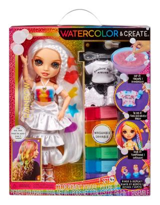 RAINBOW HIGH WATERCOLOR CREATE PAPUSA OCHI CAPRUI SuperHeroes ToysZone