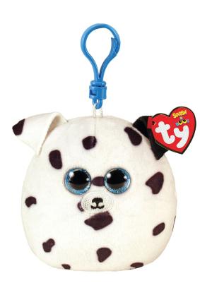 PLUS BRELOC TY 8.5CM SQUISHY BEANIES FETCH CATEL DALMATIAN SuperHeroes ToysZone