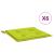 Perne scaune grădină 6 buc. verde 40x40x3 cm țesătură Oxford GartenMobel Dekor