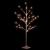 Mesteacăn cu LED, alb, 48 LED-uri alb calde, 120 cm GartenMobel Dekor