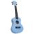 Set ukulele Soprano pentru copii, cu husă, bleu, 23" GartenMobel Dekor