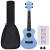 Set ukulele Soprano pentru copii, cu husă, bleu, 23" GartenMobel Dekor