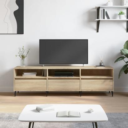 Comodă TV, stejar sonoma, 150x30x44,5 cm, lemn prelucrat GartenMobel Dekor