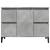 Dulap de chiuvetă, gri beton, 80x33x60 cm, lemn prelucrat GartenMobel Dekor