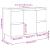 Dulap de chiuvetă, gri beton, 80x33x60 cm, lemn prelucrat GartenMobel Dekor