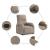 Fotoliu rabatabil electric, gri taupe, microfibră GartenMobel Dekor