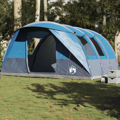 Cort de camping pentru 5 persoane, albastru, impermeabil GartenMobel Dekor