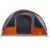 Cort de camping tunel 5 persoane, gri/portocaliu, impermeabil GartenMobel Dekor