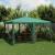 Cort de petrecere cu 8 pereți din plasă, verde, 4x4 m, HDPE GartenMobel Dekor