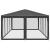 Cort de petrecere cu 12 pereți din plasă, antracit, 8x4 m, HDPE GartenMobel Dekor