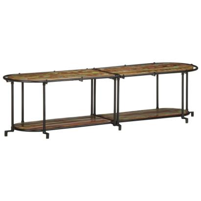 Dulap TV, 160x42x40 cm, lemn masiv reciclat GartenMobel Dekor