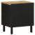 Noptiere, 2 buc., negru, 40x33,5x46 cm, lemn masiv mango brut GartenMobel Dekor