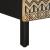 Noptiere, 2 buc., negru, 40x33,5x46 cm, lemn masiv mango brut GartenMobel Dekor