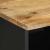 Dulap TV, negru, 80x33,5x46 cm, lemn masiv de mango brut GartenMobel Dekor