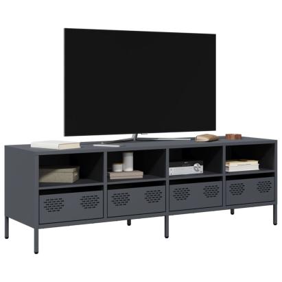 Dulap TV, antracit, 135x39x43,5 cm, oțel laminat la rece GartenMobel Dekor