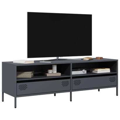 Dulap TV, antracit, 135x39x43,5 cm, oțel laminat la rece GartenMobel Dekor