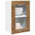 Dulap suspendat cu sticlă lemn vechi 40x31x60 cm lemn prelucrat GartenMobel Dekor