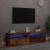 Dulapuri TV cu lumini LED, 2 buc., lemn vechi, lemn prelucrat GartenMobel Dekor