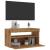 Dulap TV cu LED stejar artizanal 75x35x40 cm lemn prelucrat GartenMobel Dekor