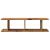 Rafturi de perete 2 buc. lemn vechi 75x18x20 cm, lemn prelucrat GartenMobel Dekor