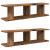 Rafturi perete, 2 buc., lemn vechi, 90x18x20 cm, lemn prelucrat GartenMobel Dekor