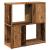 Bibliotecă, lemn vechi, 60x24x63 cm, lemn prelucrat GartenMobel Dekor
