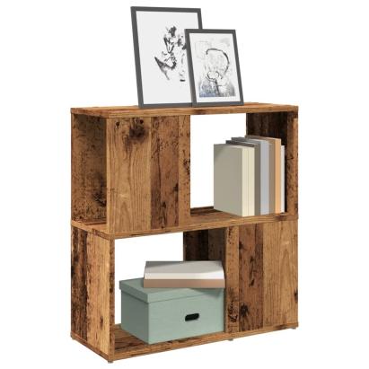Bibliotecă, lemn vechi, 60x24x63 cm, lemn prelucrat GartenMobel Dekor
