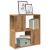 Bibliotecă, stejar artizanal, 60x24x63 cm, lemn prelucrat GartenMobel Dekor