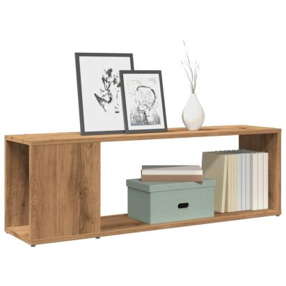 Comodă TV, stejar artizanal, 100x24x32 cm, lemn prelucrat GartenMobel Dekor