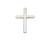 Ornament metalic "CRUCE" Cromat 4.8cmx6.5cm Cod: JS-18 Automotive TrustedCars