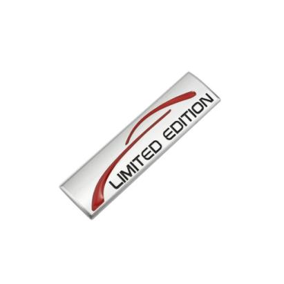 Ornament metalic "LIMITED EDITION" Cromat 9cmx2,4cm Cod: ART-LE1S Automotive TrustedCars