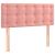 Pat box spring cu saltea, roz, 80x200 cm, catifea GartenMobel Dekor