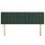 Tăblii de pat, 2 buc., verde închis, 72x5x78/88 cm, catifea GartenMobel Dekor