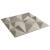 Panouri de perete 12 buc. Beton 50x50 cm XPS 3 m² diamant GartenMobel Dekor