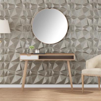 Panouri de perete 12 buc. Beton 50x50 cm XPS 3 m² diamant GartenMobel Dekor