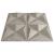 Panouri de perete 12 buc. Beton 50x50 cm XPS 3 m² origami GartenMobel Dekor