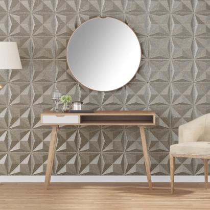 Panouri de perete 12 buc. Beton 50x50 cm XPS 3 m² origami GartenMobel Dekor