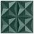 Panouri de perete 12 buc. verde 50x50 cm XPS 3 m² origami GartenMobel Dekor