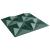 Panouri de perete 12 buc. verde 50x50 cm XPS 3 m² origami GartenMobel Dekor