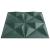 Panouri de perete 24 buc. verde 50x50 cm XPS 6 m² origami GartenMobel Dekor
