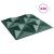 Panouri de perete 48 buc. verde 50x50 cm XPS 12 m² origami GartenMobel Dekor
