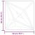 Panouri de perete 12 buc. Beton 50x50 cm XPS 3 m² stea GartenMobel Dekor