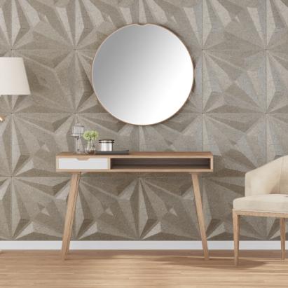 Panouri de perete 12 buc. Beton 50x50 cm XPS 3 m² stea GartenMobel Dekor