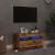 Dulap TV cu lumini LED lemn vechi 80x35x40 cm lemn prelucrat GartenMobel Dekor