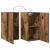 Dulapuri TV 2 buc., lemn vechi, 30,5x30x60 cm, lemn prelucrat GartenMobel Dekor