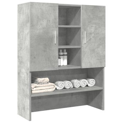Dulap mașină de spălat, gri beton, 70,5x25,5x90 cm GartenMobel Dekor
